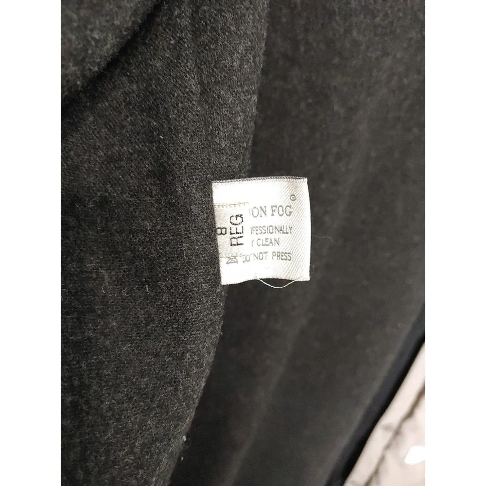 90s London Fog Double Breast Trench Duster Coat Hood Removable Wool Liner 8 Reg - Picture 7 of 9